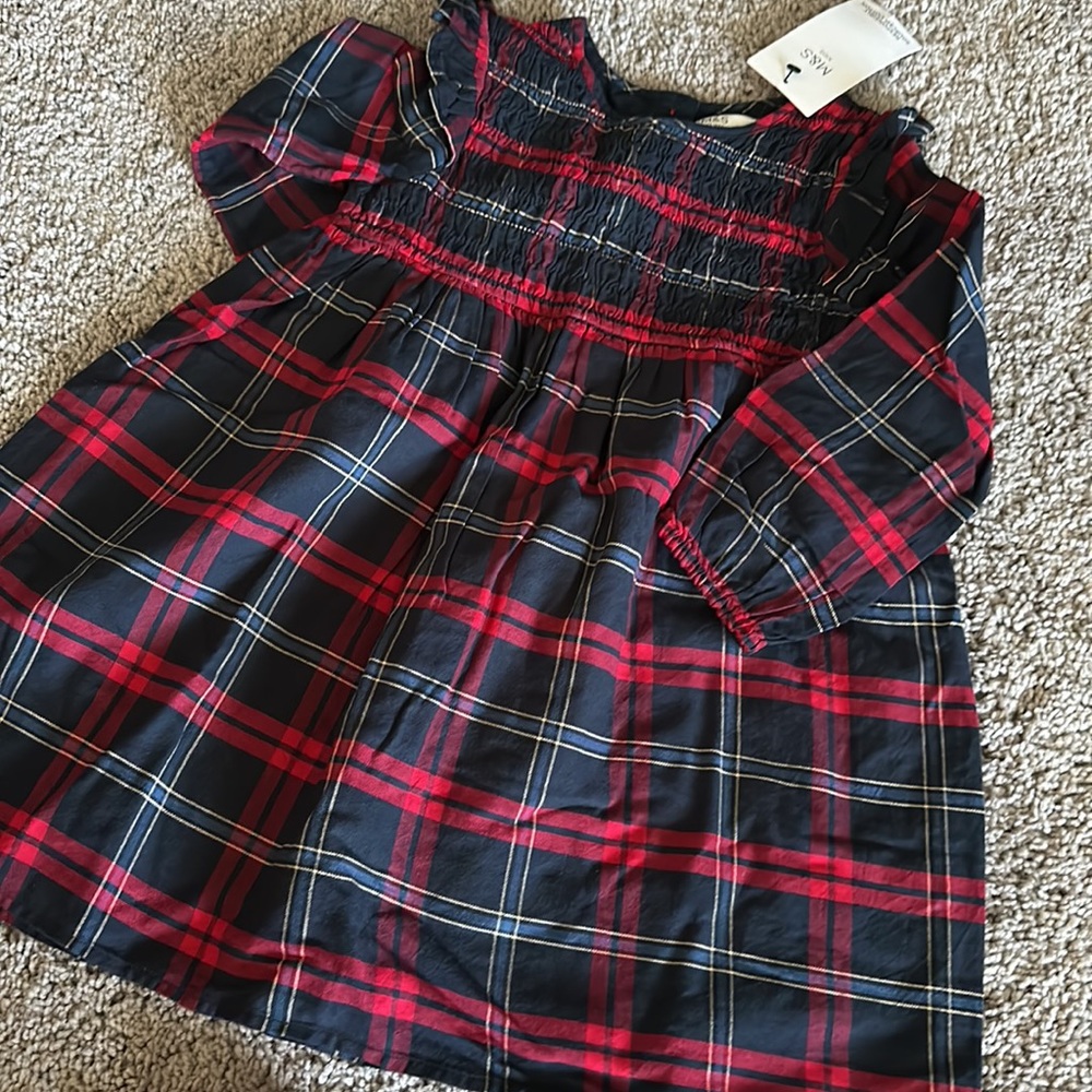 M&S Christmas dress girls 3-4T